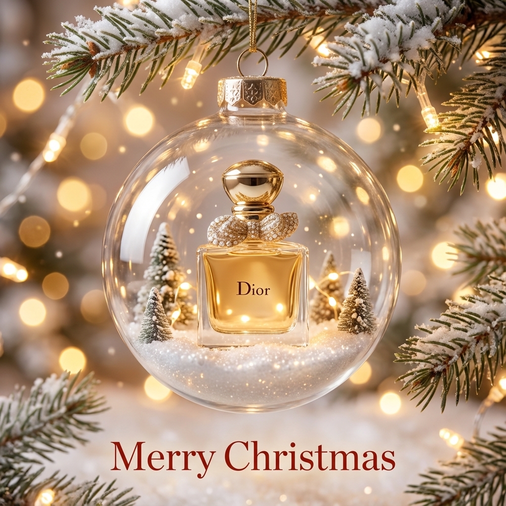 Golden Christmas E-Commerce Product after