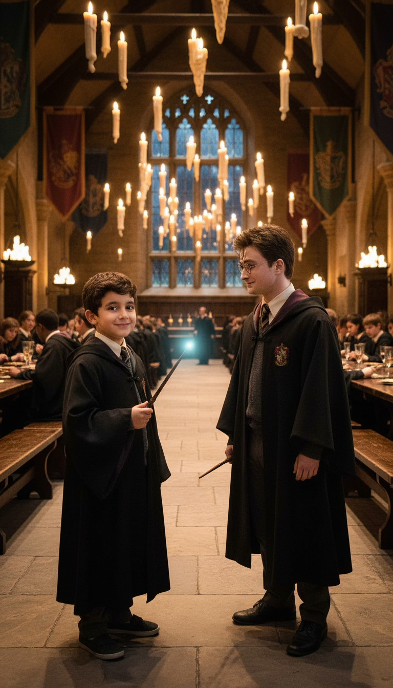 Portrait With Harry Potter after