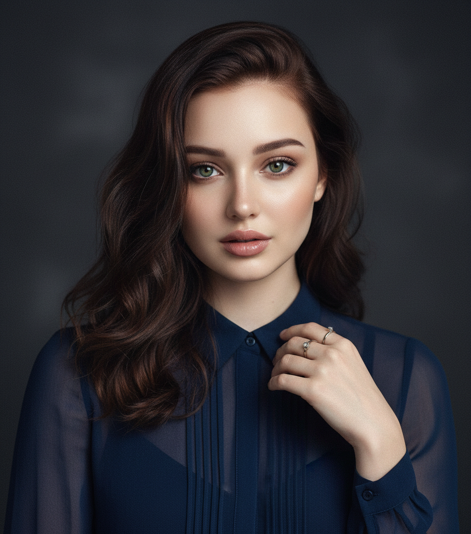 Professional Beauty Headshot after