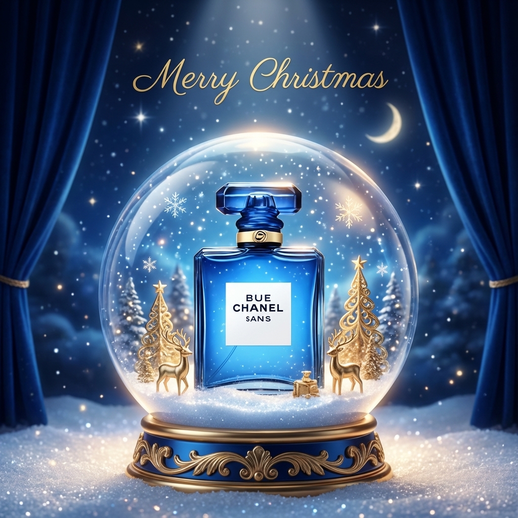 Blue Christmas E-Commerce Product after