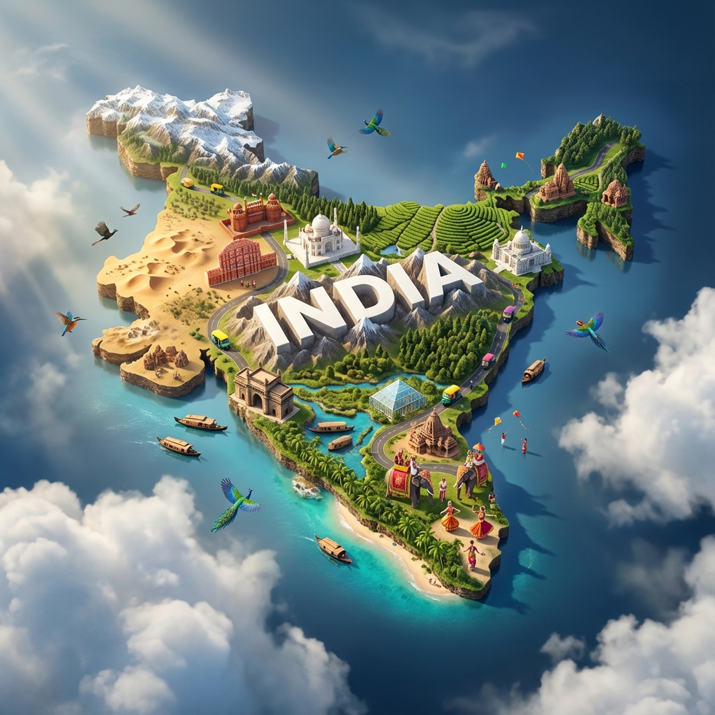 3D Country Island