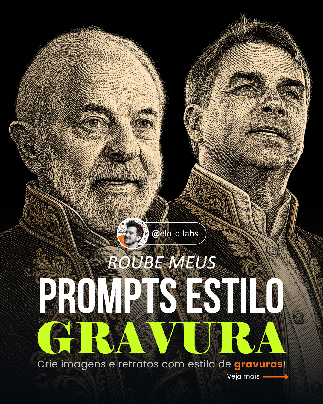 [PROMPTS] Estilo Gravura/Cédulas