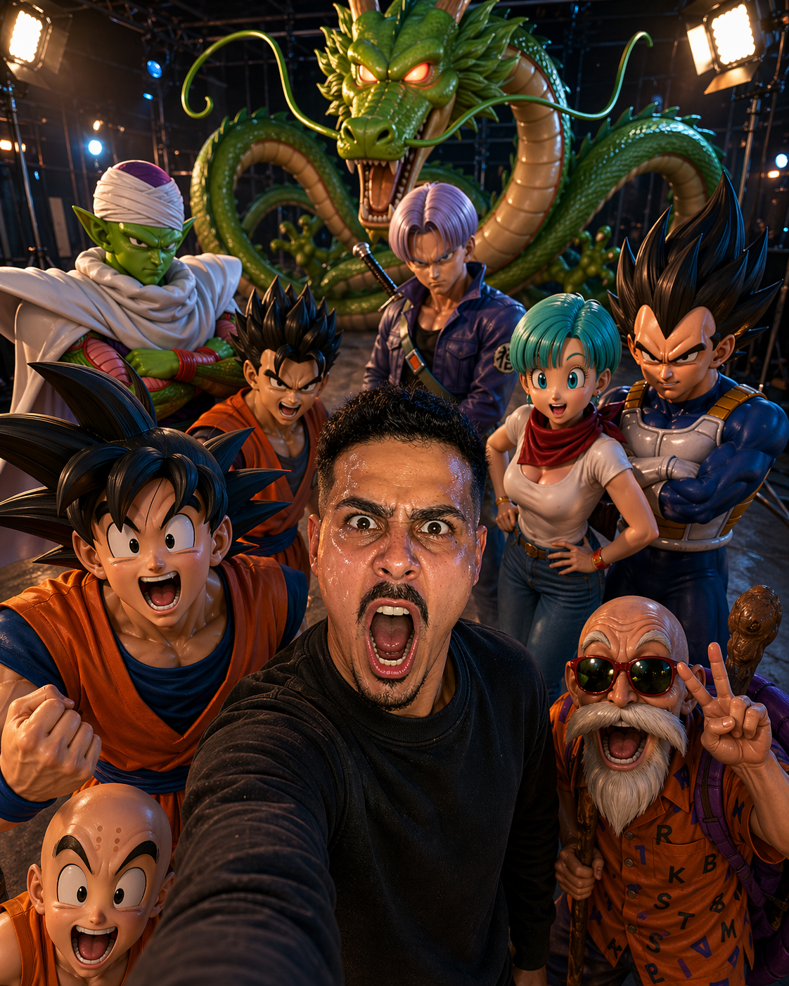 PROMPT SELFIE COM ANIMES